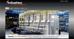 Desktop Screenshot of inbatec.de